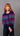 Bridge & Lord : Lucia Cropped Cardigan - Carbon Blue Multi