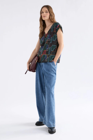 Elk The Label: Falme Top - Suma Line Print
