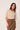 Indi & Cold: Short Sleeve Cable Knit Sweater - Beige