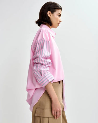 Essentiel Antwerp : Jolivia Patchwork Shirt - Pink