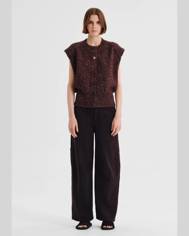 Morrison : Zoe Knit Vest – Boysenberry