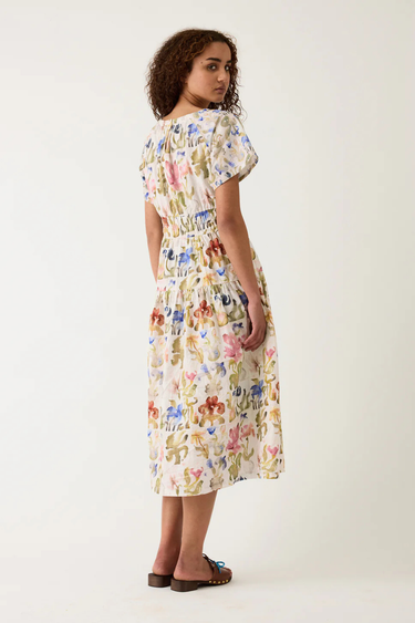 Nancybird: Lola Dress - Warm collage