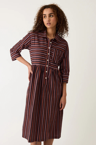 Nancybird: Mel Dress - Twilight Stripe