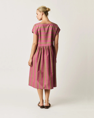 Nancybird : Woven Tathra Dress - Bottle Brush Stripe