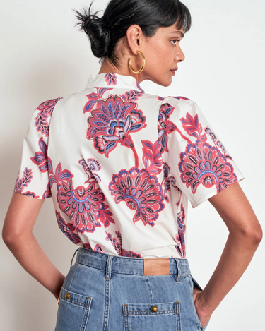 Zoe Kratzmann : Hail Top - Crimson Kgari