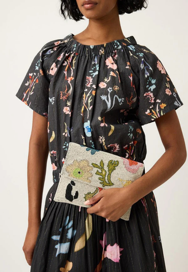 Nancybird : Fold Clutch – Watercolour