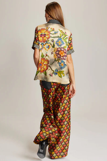 ME369: Sandra - Black Denim - Jeans Lycra