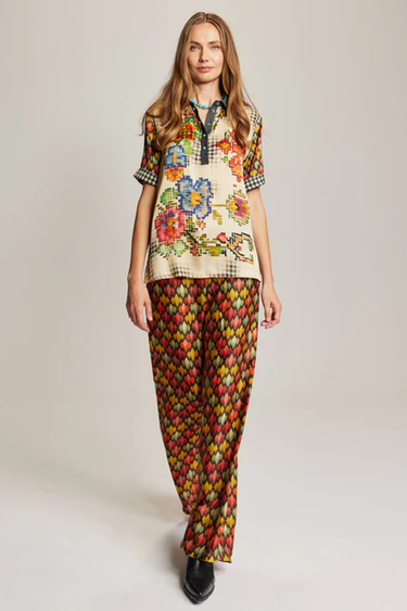 ME369: Sandra - Black Denim - Jeans Lycra