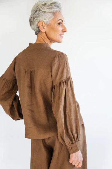 Eva's Sunday : Maddison Blouse - Cinnamon