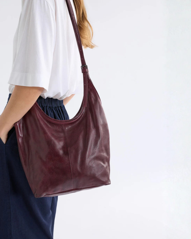 Elk The Label : Gaele Large Crossbody - Mulberry