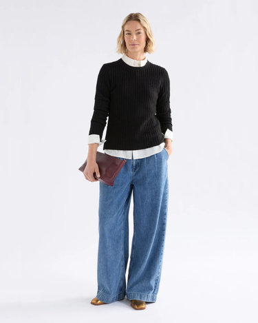 Elk The Label : Beim Sweater - Black