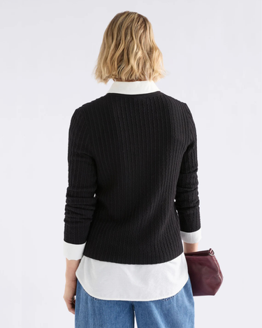 Elk The Label : Beim Sweater - Black