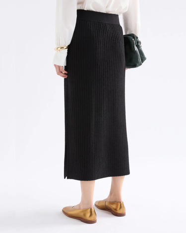 Elk The Label : Beim Knit Skirt - Black