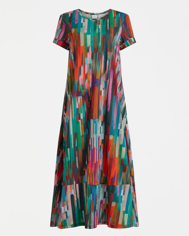 Elk The Label : Haki Dress - Mella Print