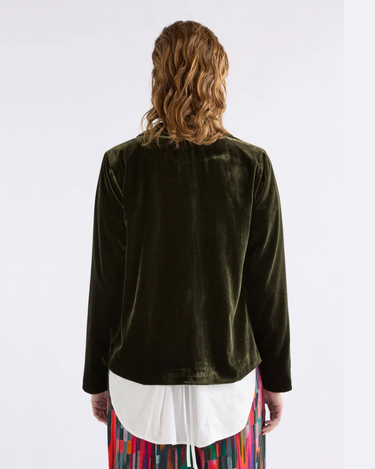 Elk The Label : Suuri Double Breasted Blazer  - Deep Olive