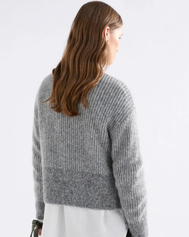 Elk The Label: Aleph Cardi - Mid Grey Melange