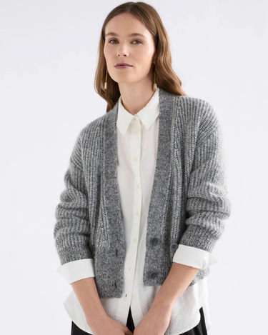 Elk The Label: Aleph Cardi - Mid Grey Melange
