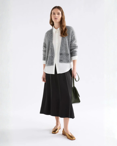 Elk The Label: Aleph Cardi - Mid Grey Melange