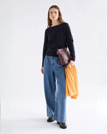 Elk The Label : Ellora Sweater - Dark Navy