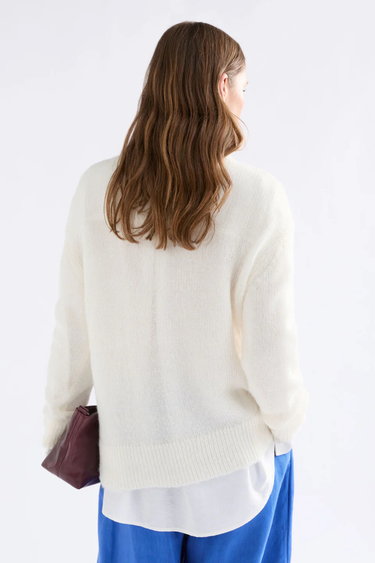 Elk The Label: Fjer Sweater - Off White
