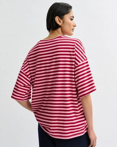 Essentiel Antwerp : Joste Striped T-Shirt - Strass