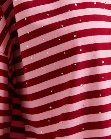 Essentiel Antwerp : Joste Striped T-Shirt - Strass