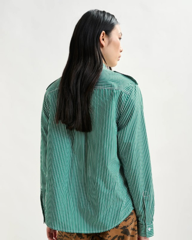 Essentiel Antwerp : Igold Shirt With Tie – Green