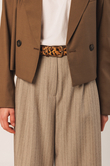 Indi & Cold: Horsehide Belt - Camel