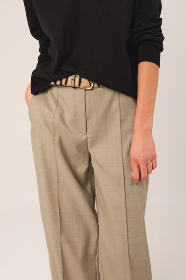 Indi & Cold: Horsehide Belt - Black