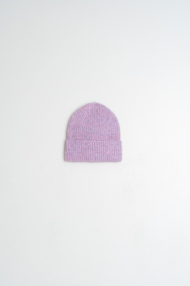 Indi & Cold: Colourful Knitted Hat - Mauve