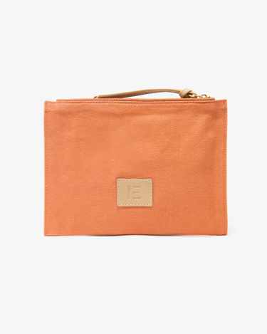 Inoui Editions : Embroidered Pouch - Rococo - Orange