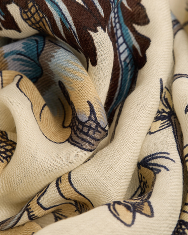 Inoui Editions : Scarf 55  Rococo - White
