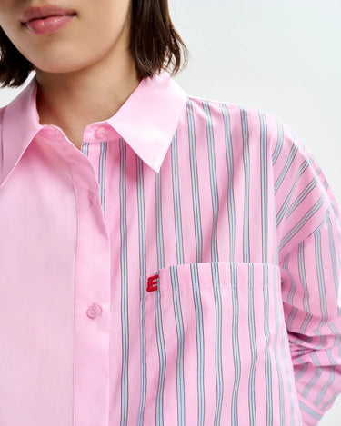 Essentiel Antwerp : Jolivia Patchwork Shirt - Pink