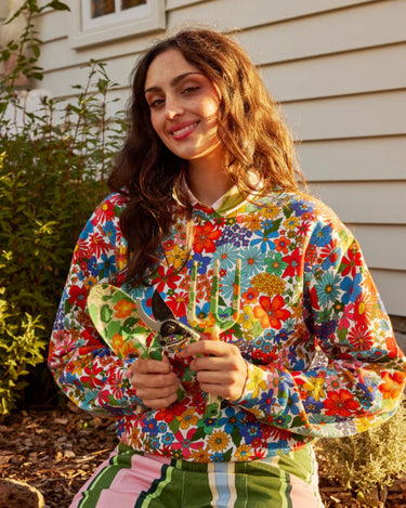 Kip & Co : Secateurs and Gloves Set - Nasturtium Garden