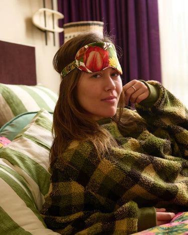 Kip & Co : Silk Eye Mask - Cottage Garden