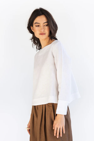 Eva's Sunday : Liv Top - White