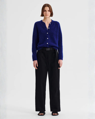 Morrison : Albi Knit Cardigan - Cobalt