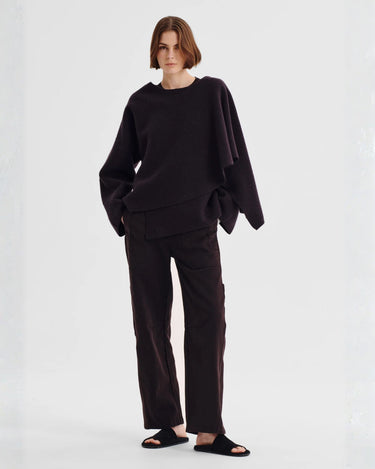 Morrison : Valerie Wrap Jacket - Espresso