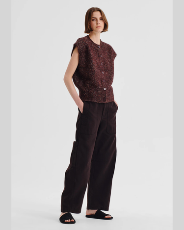 Morrison : Zoe Knit Vest – Boysenberry