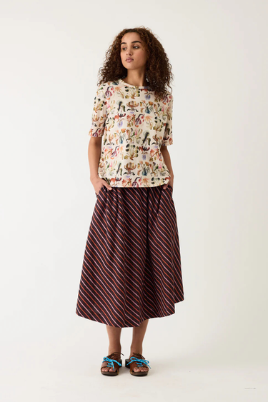 Nancybird: Grace Tee - Warm watercolour