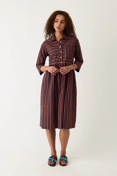 Nancybird: Mel Dress - Twilight Stripe