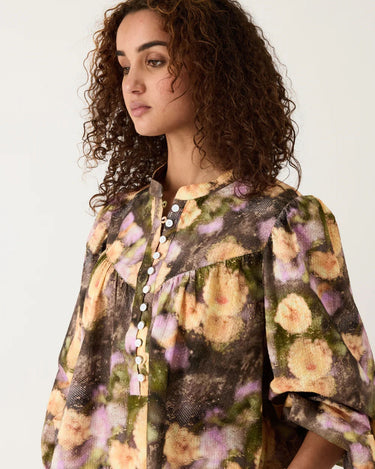 Nancybird : Sierra Blouse - Rain Floral