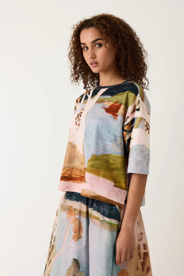 Nancybird : Tasmin Boxy Tee - Night Herons