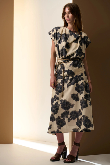 POL: Amara Top Draped - Amara Print