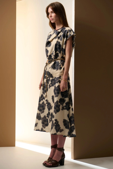POL: Amara Top Draped - Amara Print