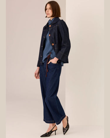 POL : Andie Denim Jacket - Dark Wash