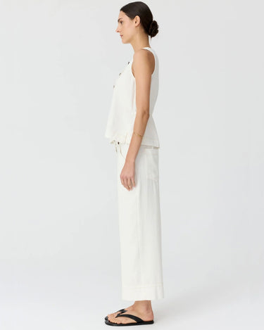 POL : Anise Crop Pant - Chalk