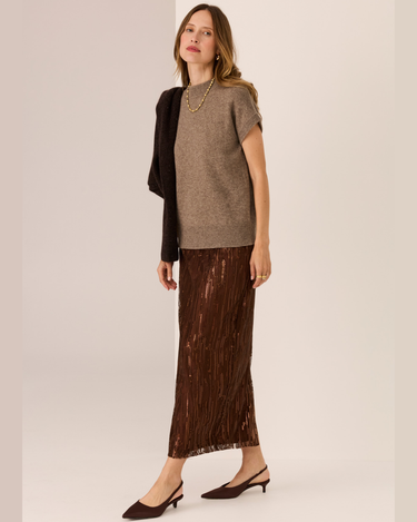 POL : Astor Knit Top - Cedar