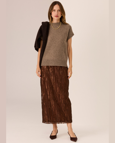 POL : Astor Knit Top - Cedar