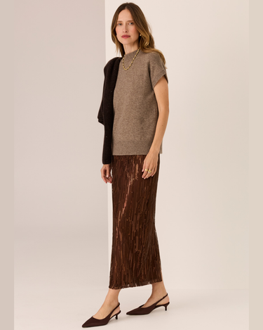 POL : Astor Knit Top - Cedar